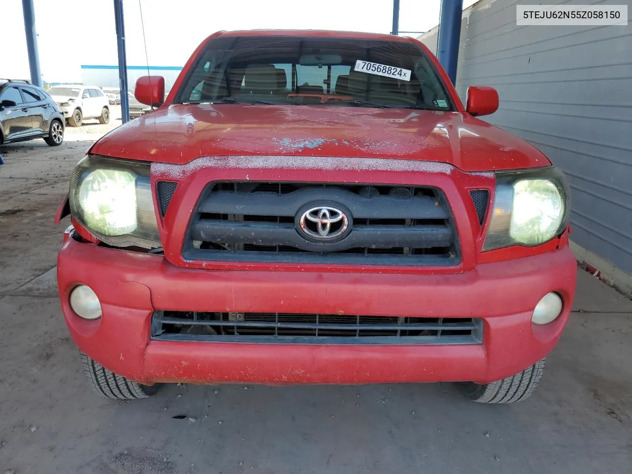 2005 Toyota Tacoma Double Cab Prerunner VIN: 5TEJU62N55Z058150 Lot: 70568824