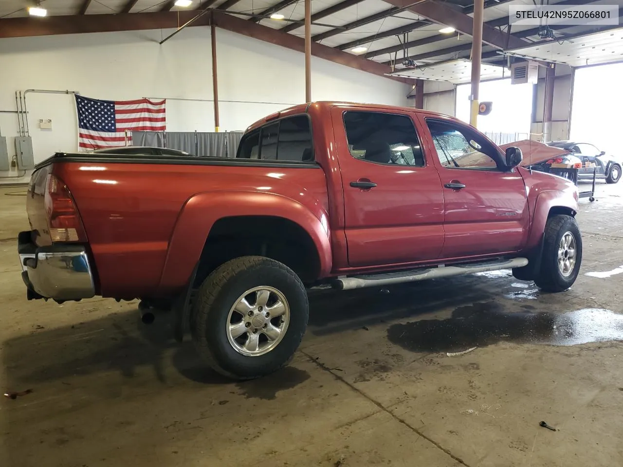 2005 Toyota Tacoma Double Cab VIN: 5TELU42N95Z066801 Lot: 70628724