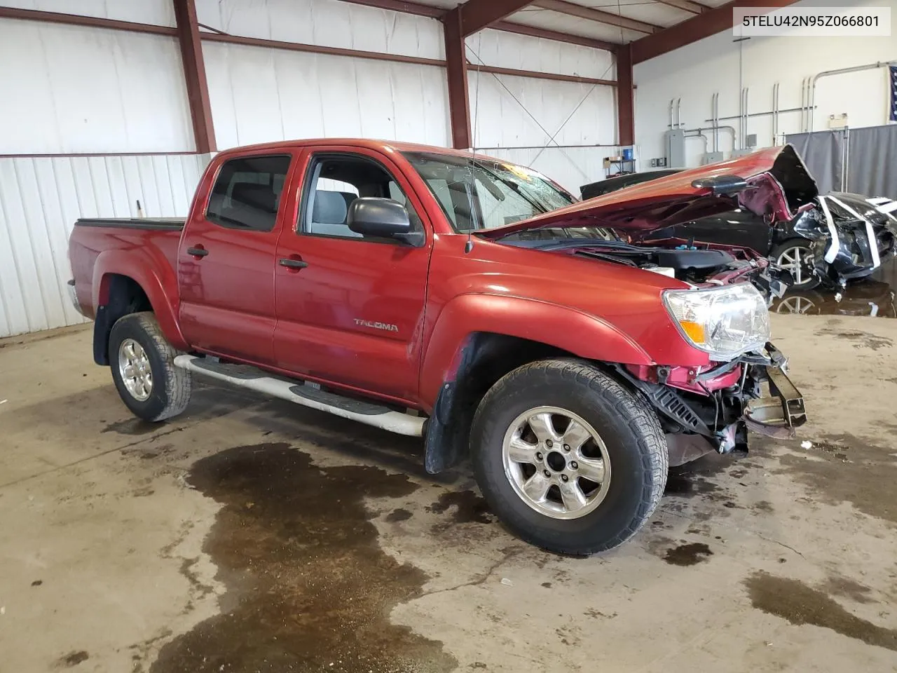 2005 Toyota Tacoma Double Cab VIN: 5TELU42N95Z066801 Lot: 70628724