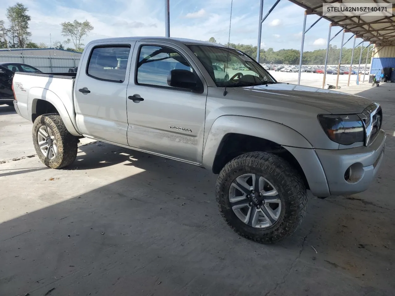 2005 Toyota Tacoma Double Cab VIN: 5TELU42N15Z140471 Lot: 71032214