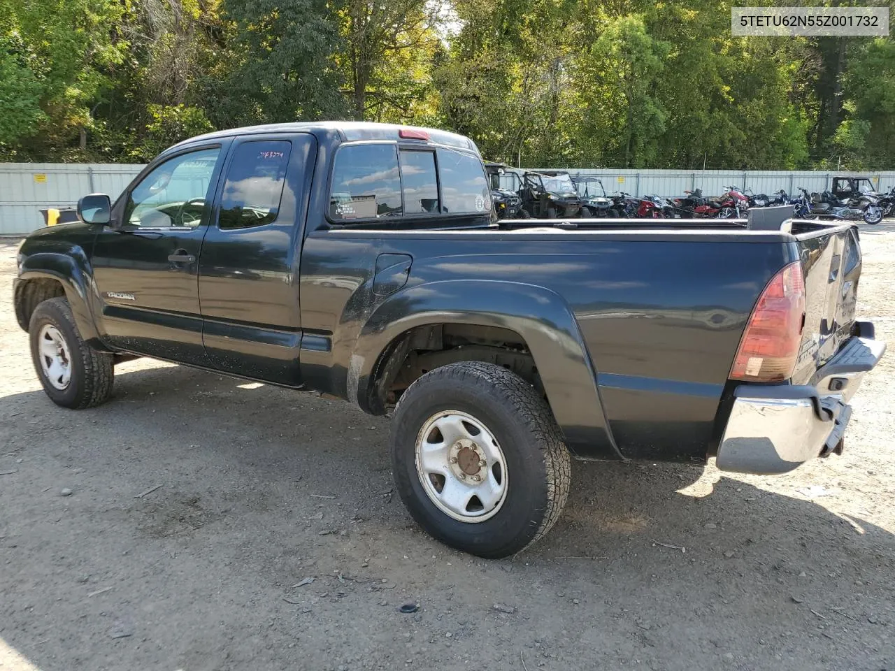 2005 Toyota Tacoma Prerunner Access Cab VIN: 5TETU62N55Z001732 Lot: 72256194