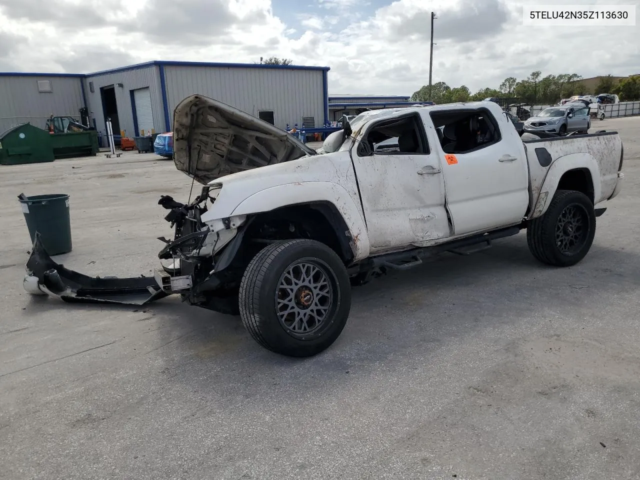 2005 Toyota Tacoma Double Cab VIN: 5TELU42N35Z113630 Lot: 72913544