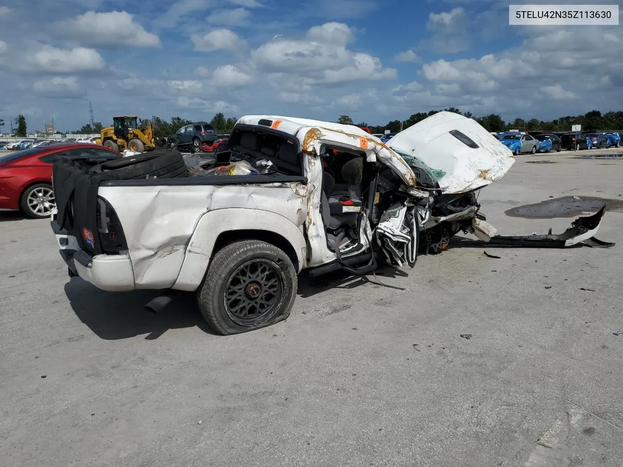 2005 Toyota Tacoma Double Cab VIN: 5TELU42N35Z113630 Lot: 72913544