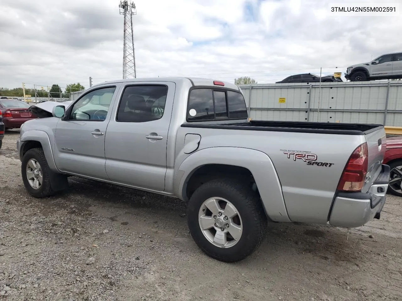 2005 Toyota Tacoma Double Cab VIN: 3TMLU42N55M002591 Lot: 73165284