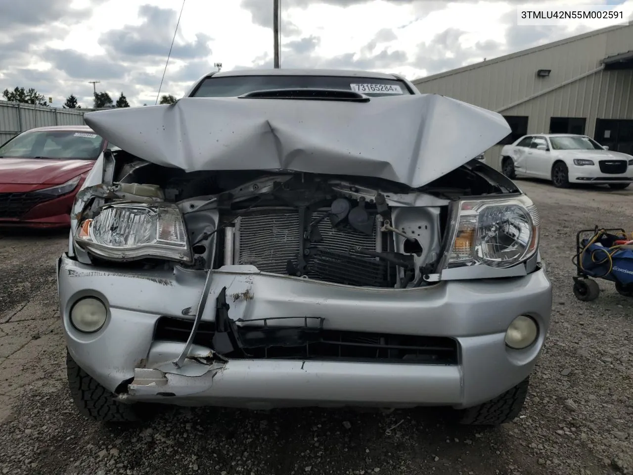 2005 Toyota Tacoma Double Cab VIN: 3TMLU42N55M002591 Lot: 73165284