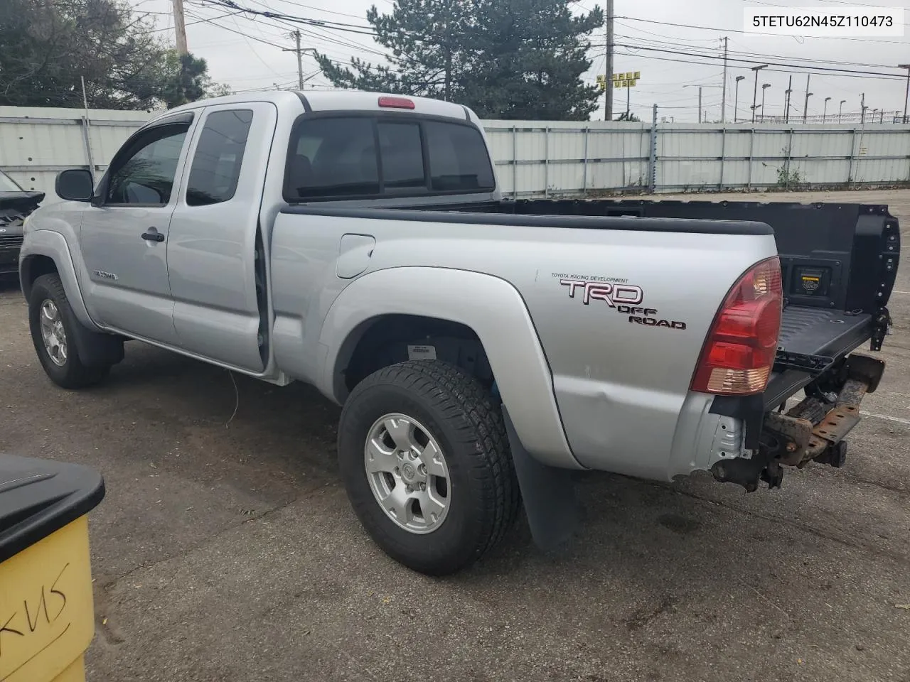 2005 Toyota Tacoma Prerunner Access Cab VIN: 5TETU62N45Z110473 Lot: 73292074