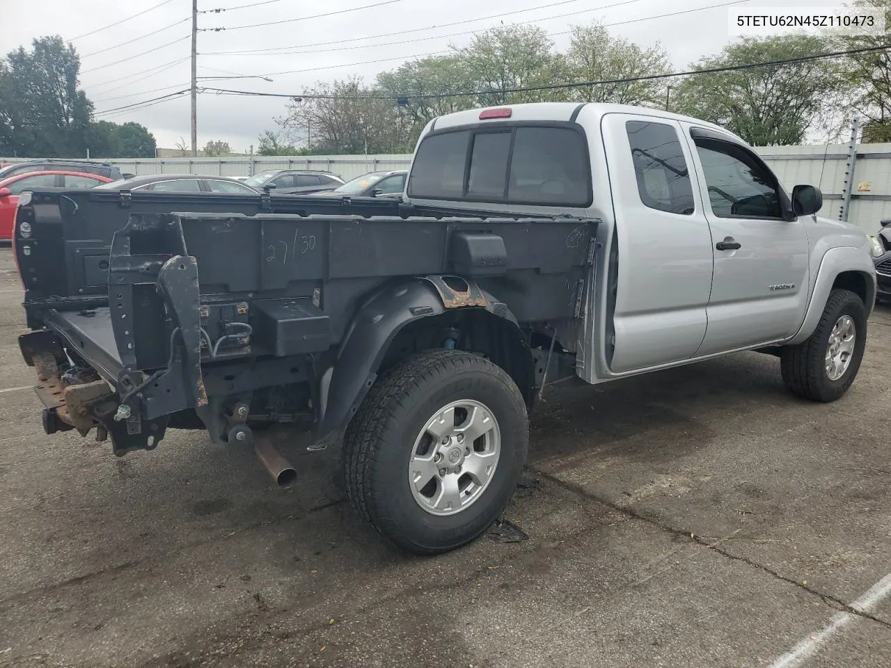 2005 Toyota Tacoma Prerunner Access Cab VIN: 5TETU62N45Z110473 Lot: 73292074