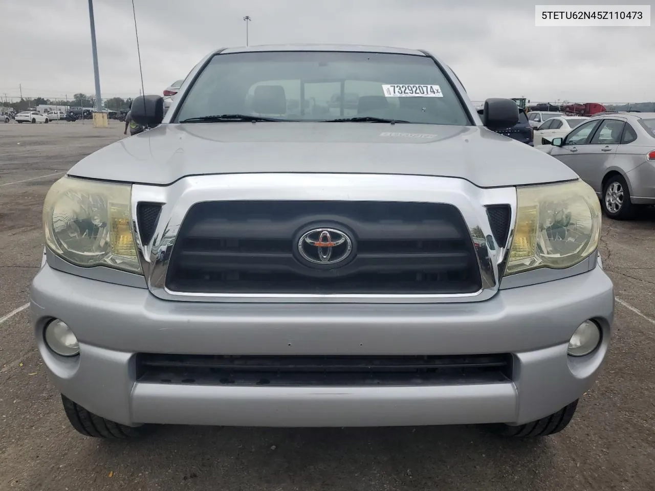 2005 Toyota Tacoma Prerunner Access Cab VIN: 5TETU62N45Z110473 Lot: 73292074