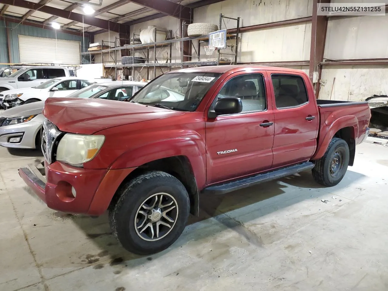 2005 Toyota Tacoma Double Cab VIN: 5TELU42N55Z131255 Lot: 73484844