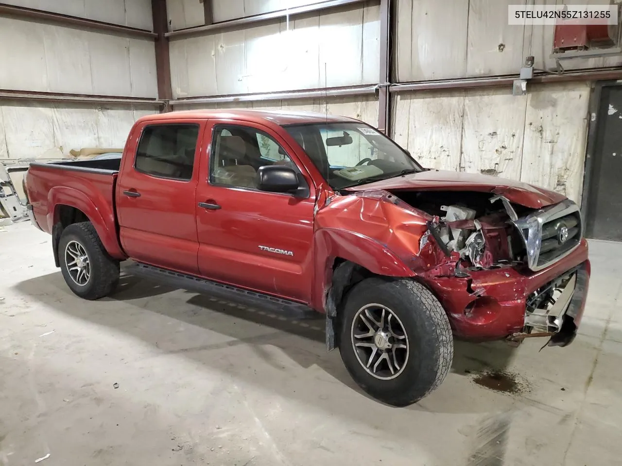 2005 Toyota Tacoma Double Cab VIN: 5TELU42N55Z131255 Lot: 73484844