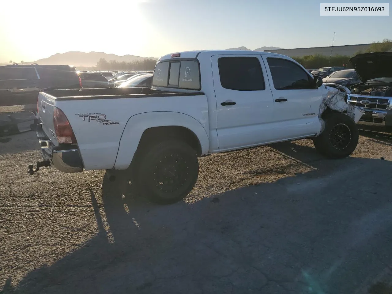 2005 Toyota Tacoma Double Cab Prerunner VIN: 5TEJU62N95Z016693 Lot: 73798714