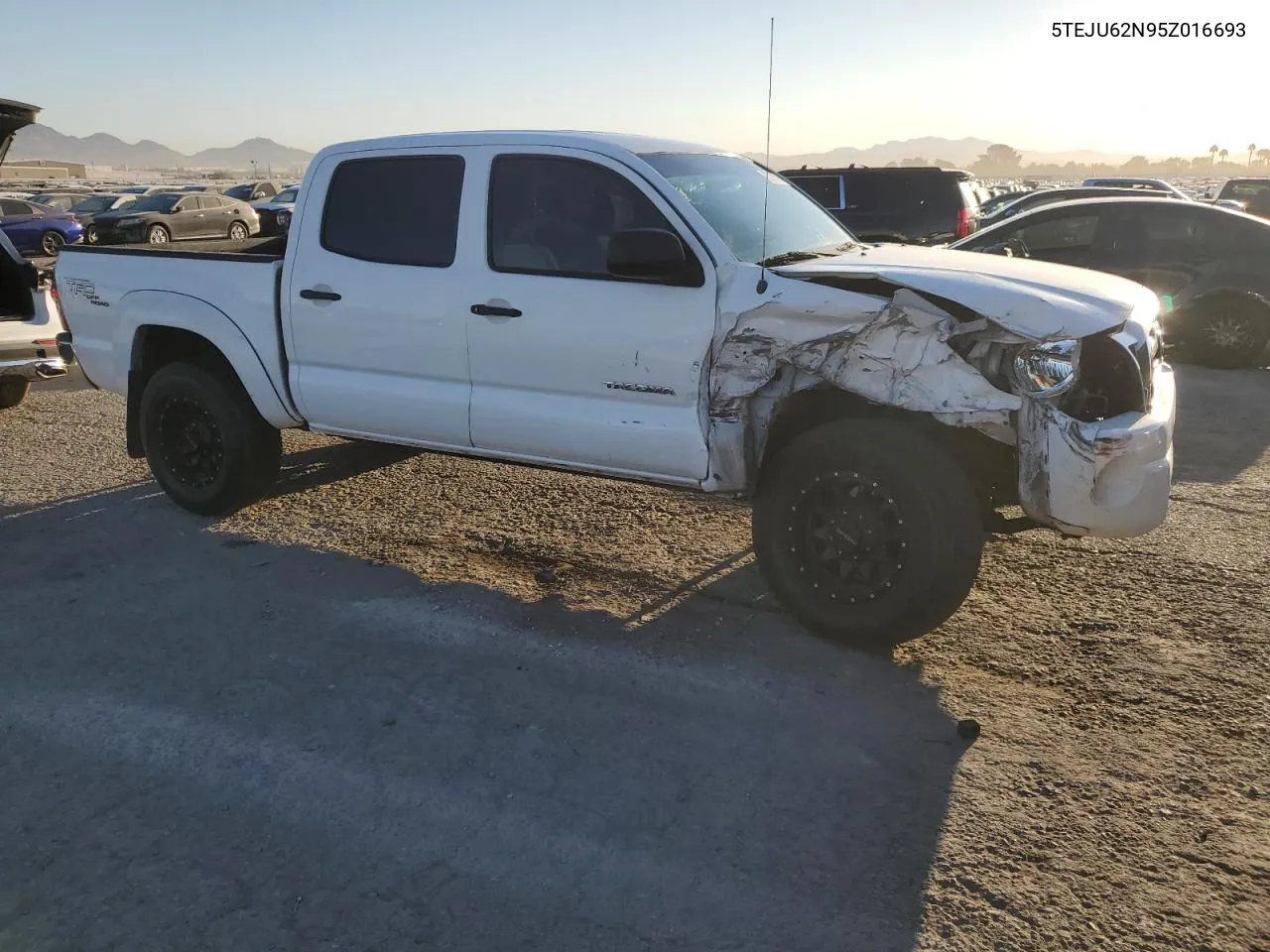 2005 Toyota Tacoma Double Cab Prerunner VIN: 5TEJU62N95Z016693 Lot: 73798714