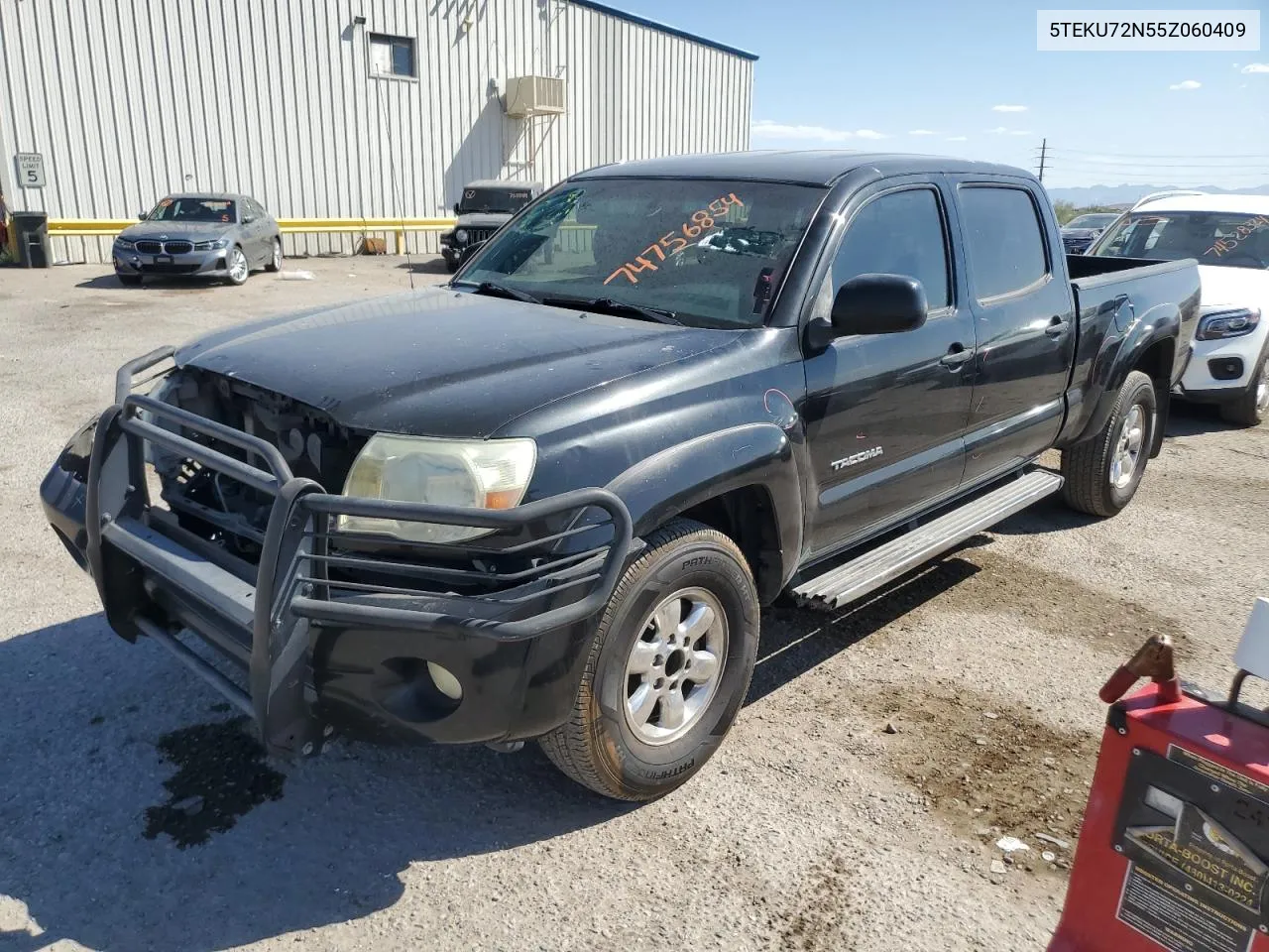 2005 Toyota Tacoma Double Cab Prerunner Long Bed VIN: 5TEKU72N55Z060409 Lot: 74756854