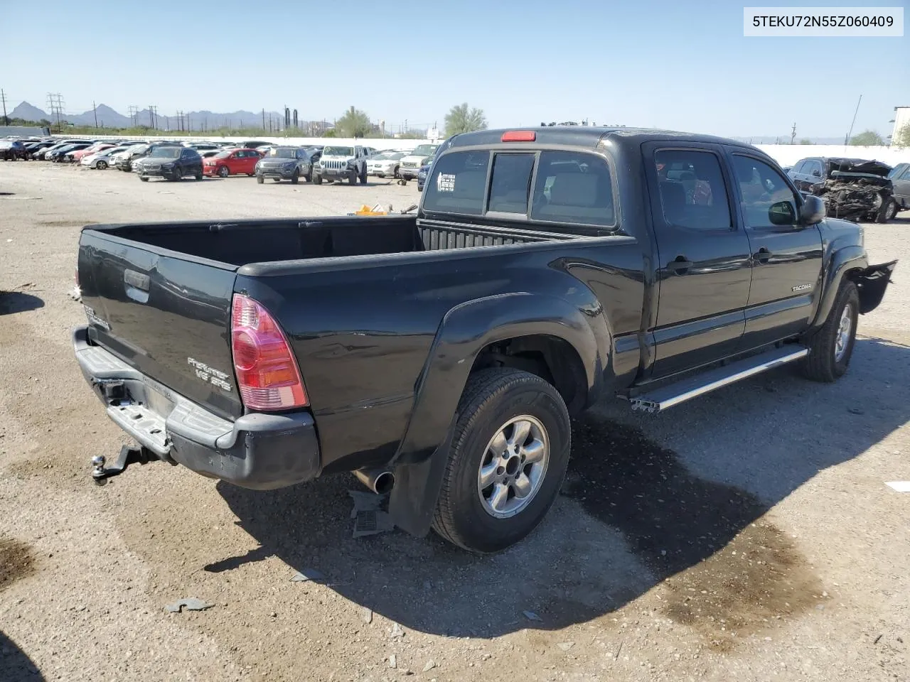 2005 Toyota Tacoma Double Cab Prerunner Long Bed VIN: 5TEKU72N55Z060409 Lot: 74756854