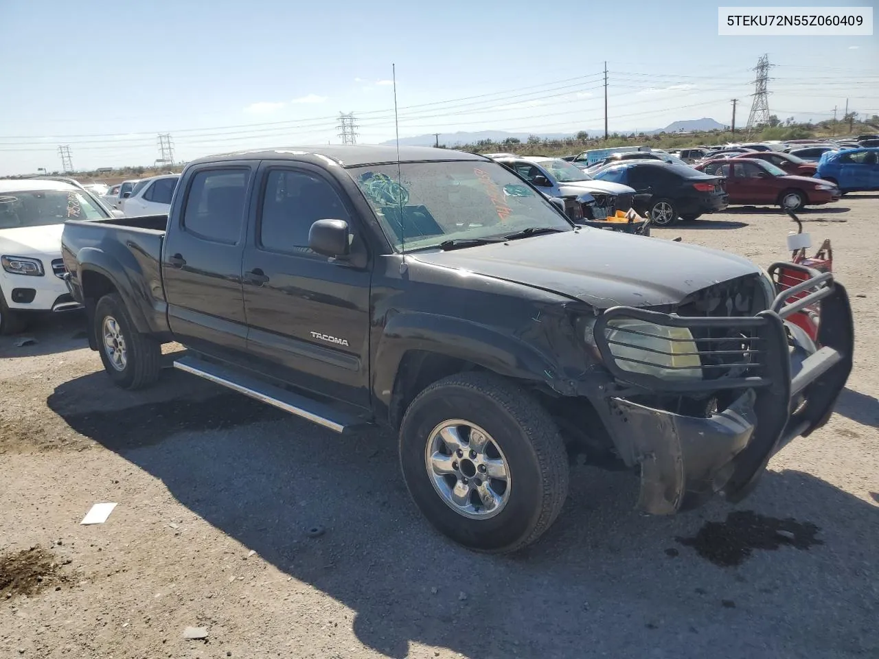 2005 Toyota Tacoma Double Cab Prerunner Long Bed VIN: 5TEKU72N55Z060409 Lot: 74756854