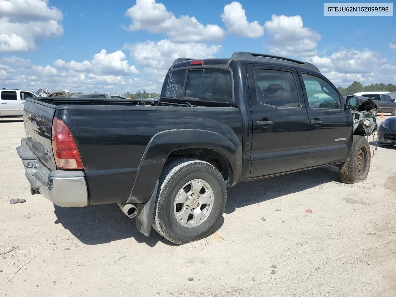 2005 Toyota Tacoma Double Cab Prerunner VIN: 5TEJU62N15Z099598 Lot: 74798784