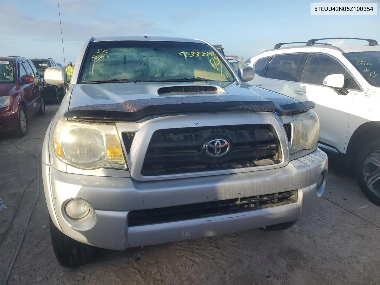 2005 Toyota Tacoma Access Cab VIN: 5TEUU42N05Z100354 Lot: 75355424