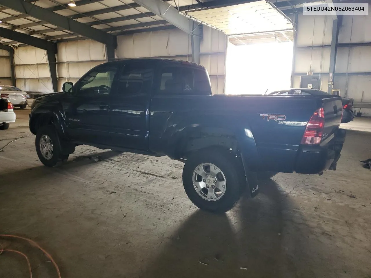 2005 Toyota Tacoma Access Cab VIN: 5TEUU42N05Z063404 Lot: 76514424