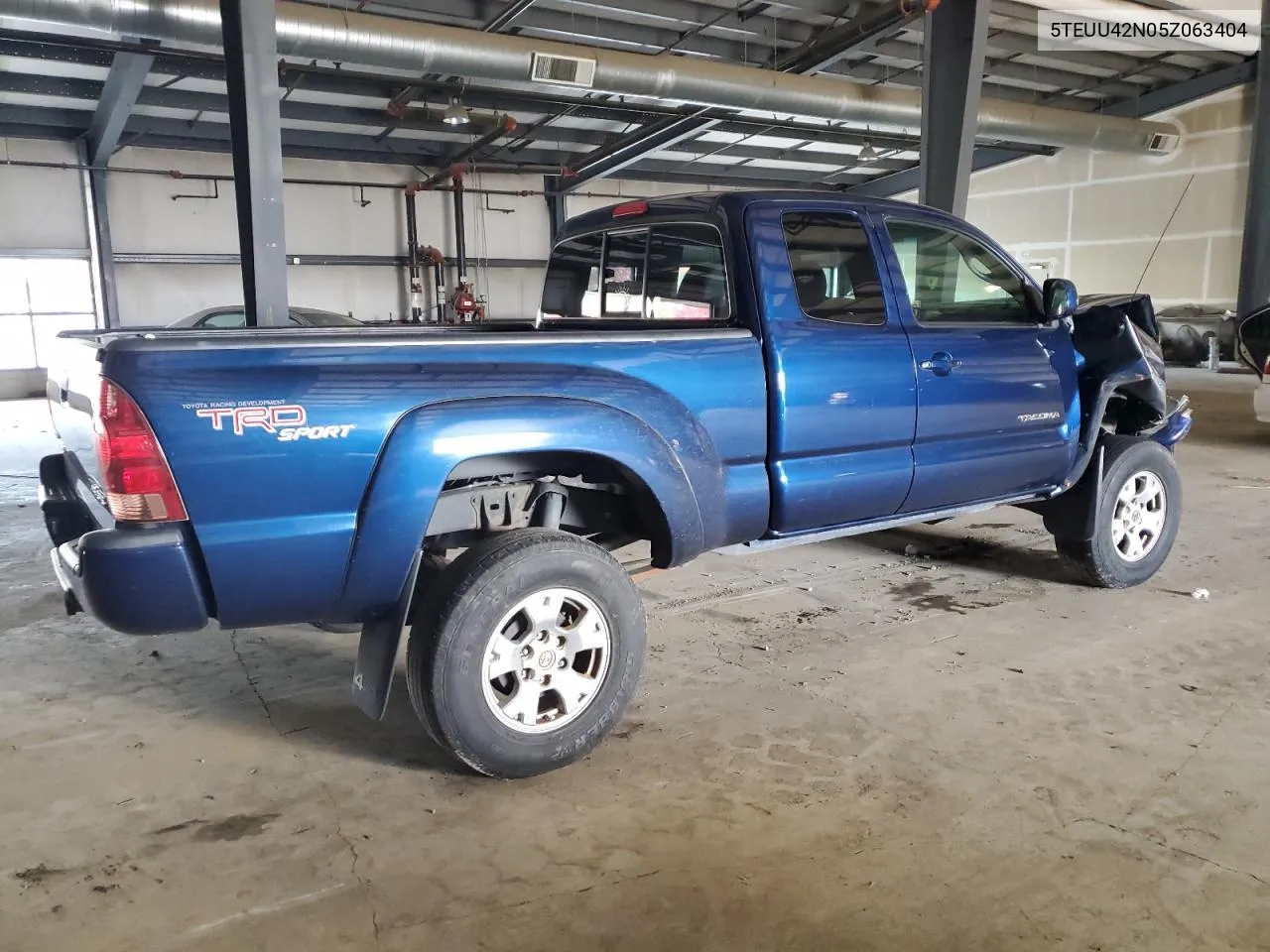 2005 Toyota Tacoma Access Cab VIN: 5TEUU42N05Z063404 Lot: 76514424