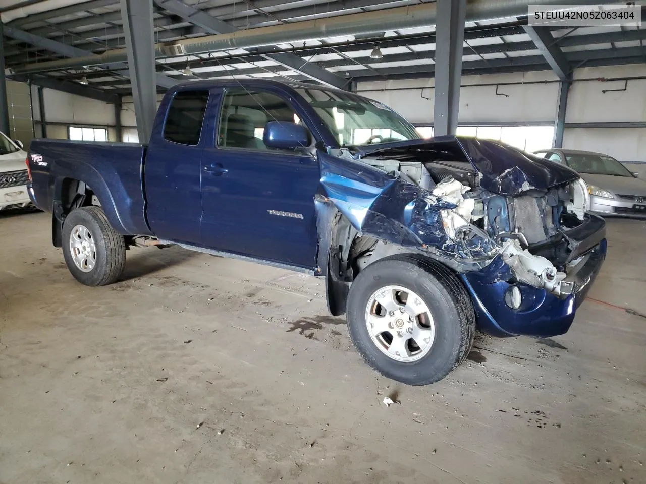 2005 Toyota Tacoma Access Cab VIN: 5TEUU42N05Z063404 Lot: 76514424