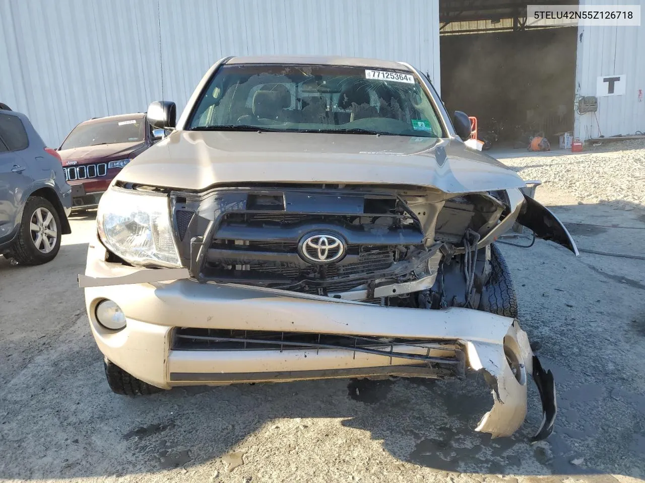 2005 Toyota Tacoma Double Cab VIN: 5TELU42N55Z126718 Lot: 77125364