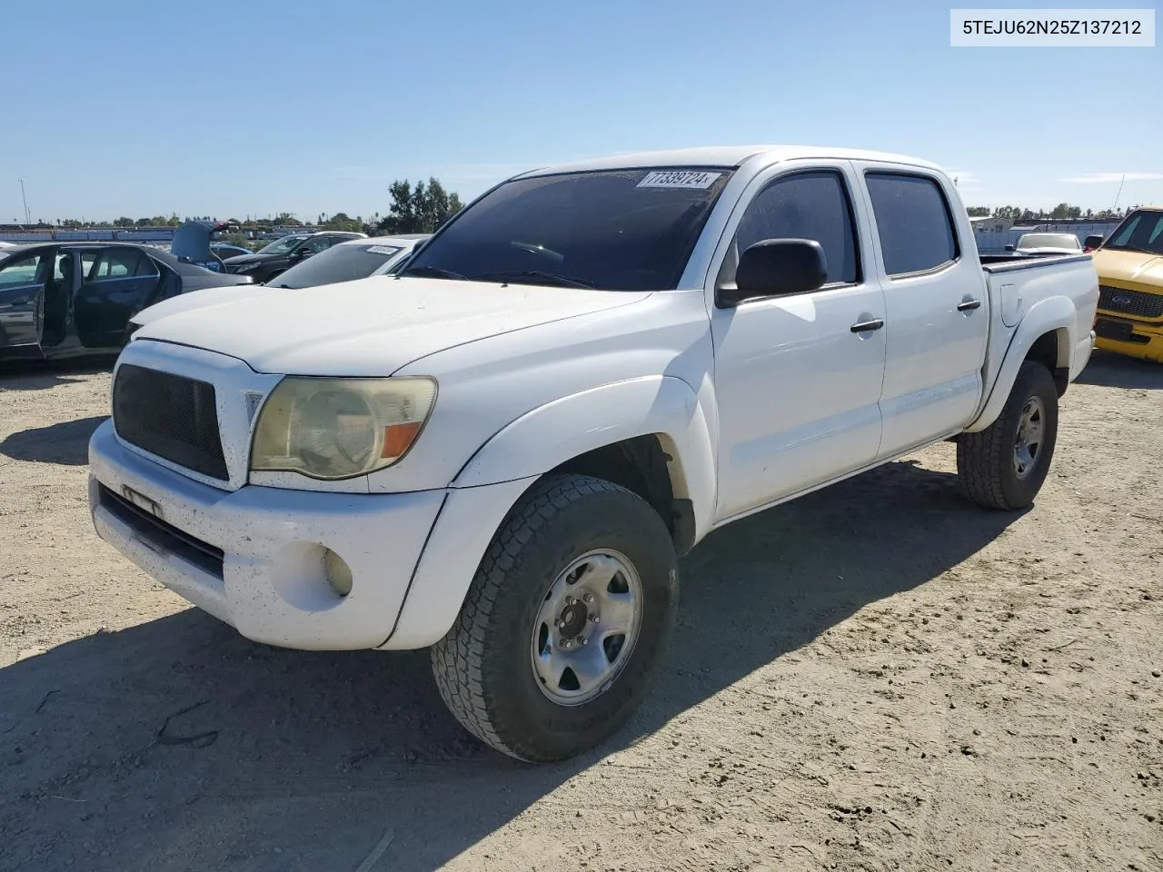 5TEJU62N25Z137212 2005 Toyota Tacoma Double Cab Prerunner