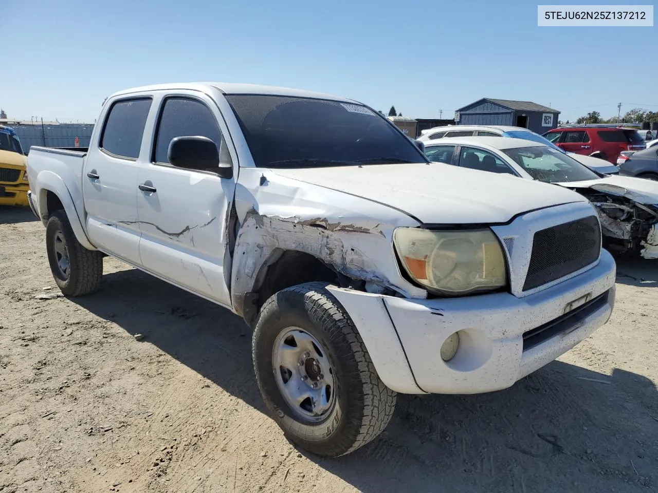 5TEJU62N25Z137212 2005 Toyota Tacoma Double Cab Prerunner