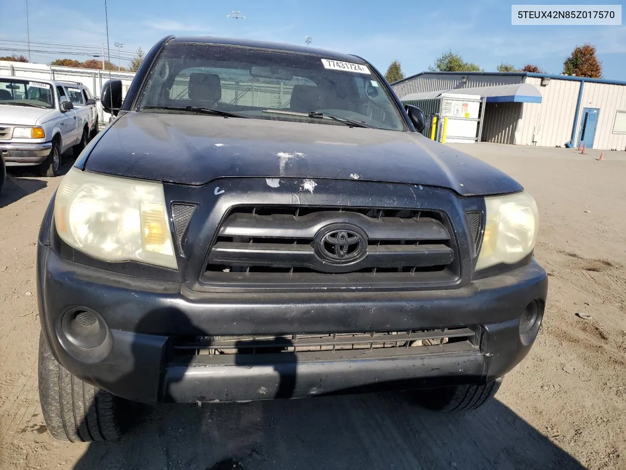 2005 Toyota Tacoma Access Cab VIN: 5TEUX42N85Z017570 Lot: 77431724