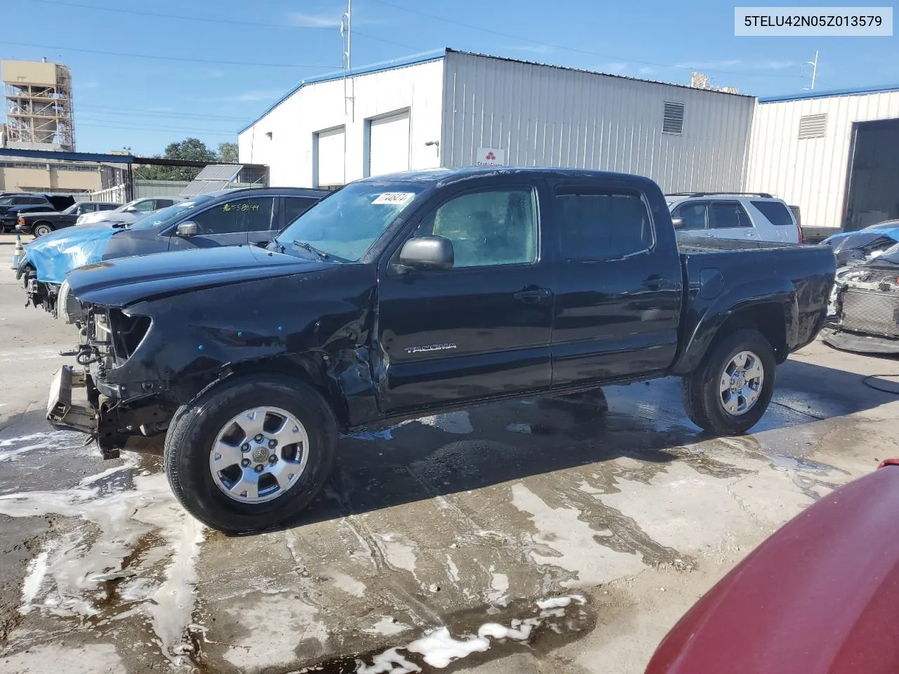 2005 Toyota Tacoma Double Cab VIN: 5TELU42N05Z013579 Lot: 77446474