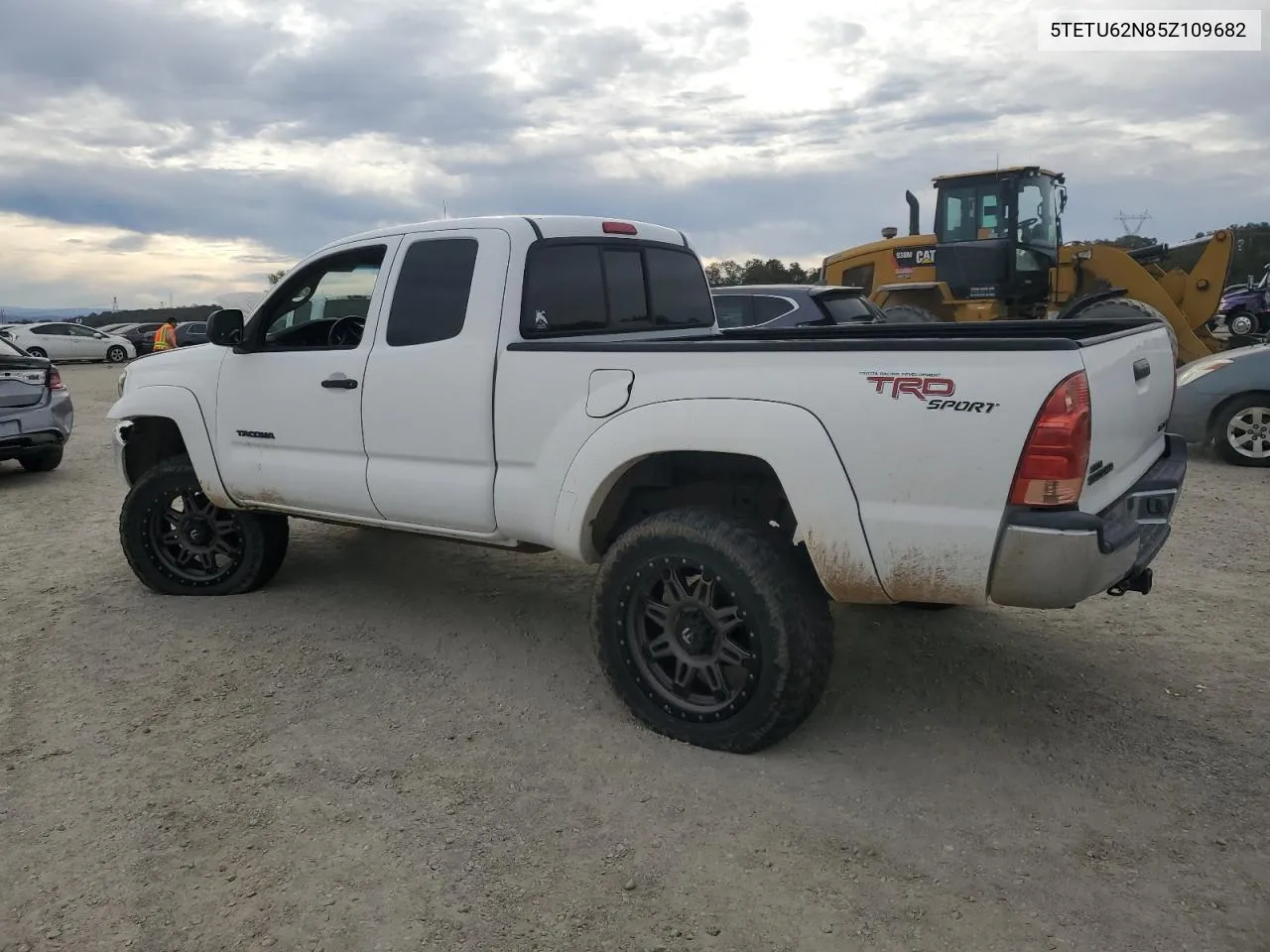 2005 Toyota Tacoma Prerunner Access Cab VIN: 5TETU62N85Z109682 Lot: 77447964