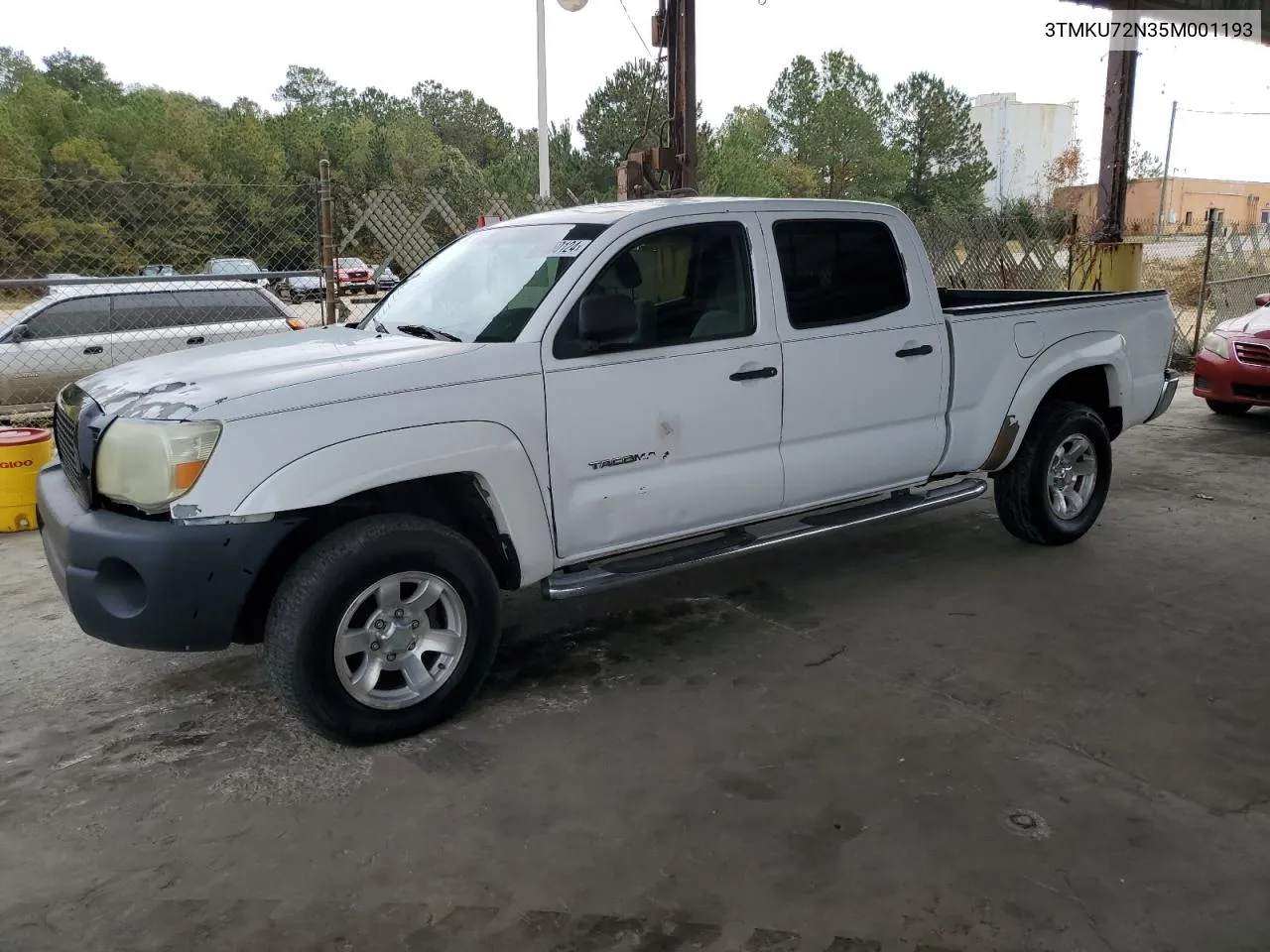 2005 Toyota Tacoma Double Cab Prerunner Long Bed VIN: 3TMKU72N35M001193 Lot: 77850124