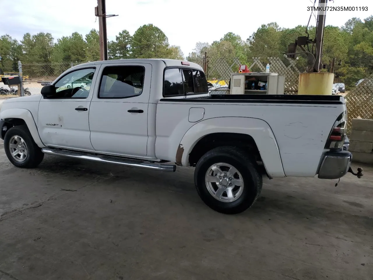 2005 Toyota Tacoma Double Cab Prerunner Long Bed VIN: 3TMKU72N35M001193 Lot: 77850124