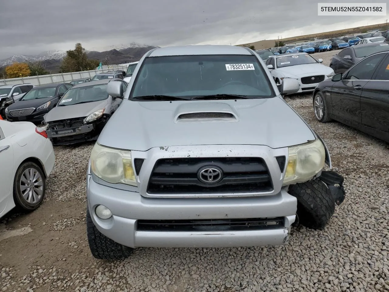 2005 Toyota Tacoma Double Cab Long Bed VIN: 5TEMU52N55Z041582 Lot: 78325134