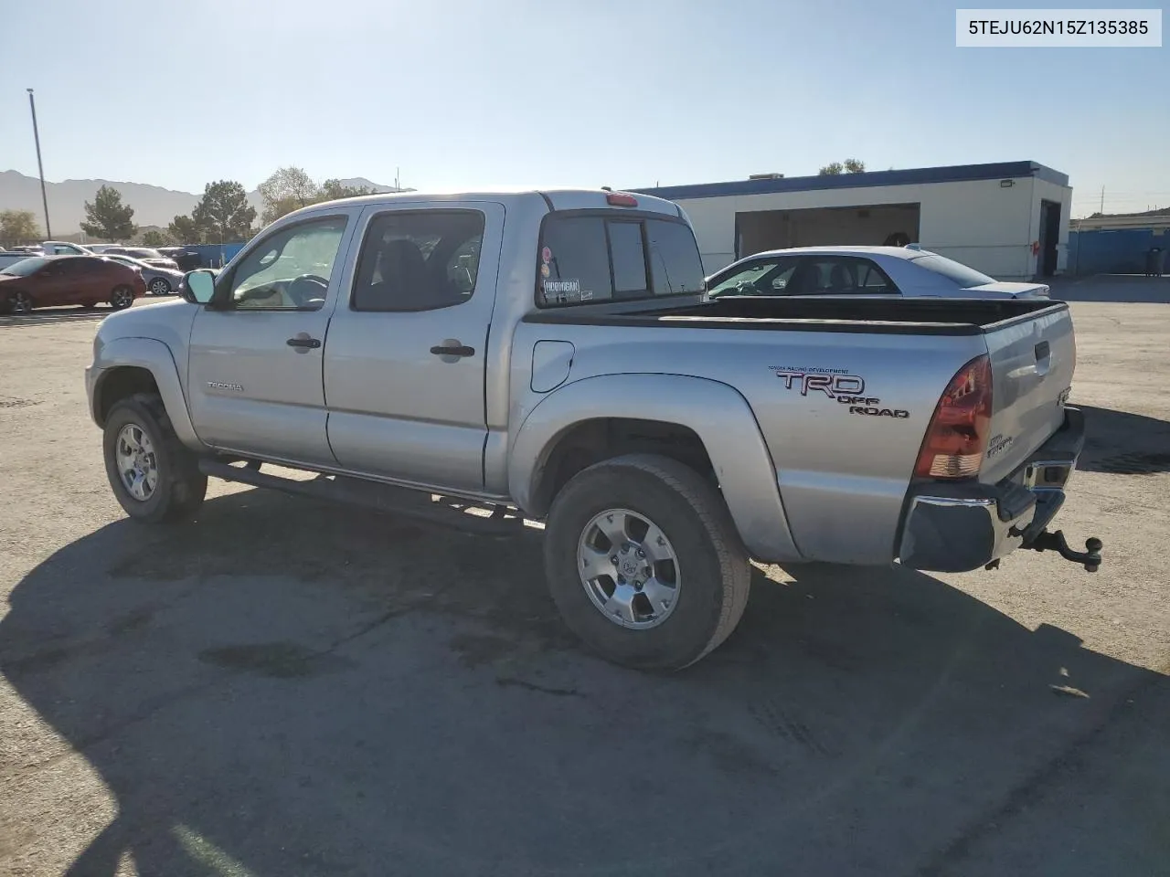 2005 Toyota Tacoma Double Cab Prerunner VIN: 5TEJU62N15Z135385 Lot: 78578224