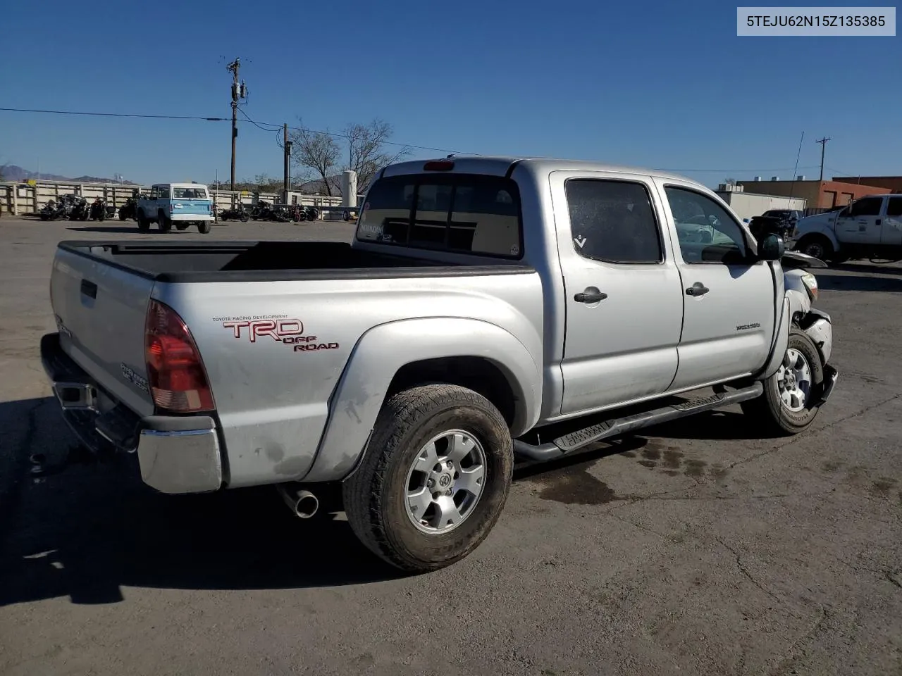 2005 Toyota Tacoma Double Cab Prerunner VIN: 5TEJU62N15Z135385 Lot: 78578224