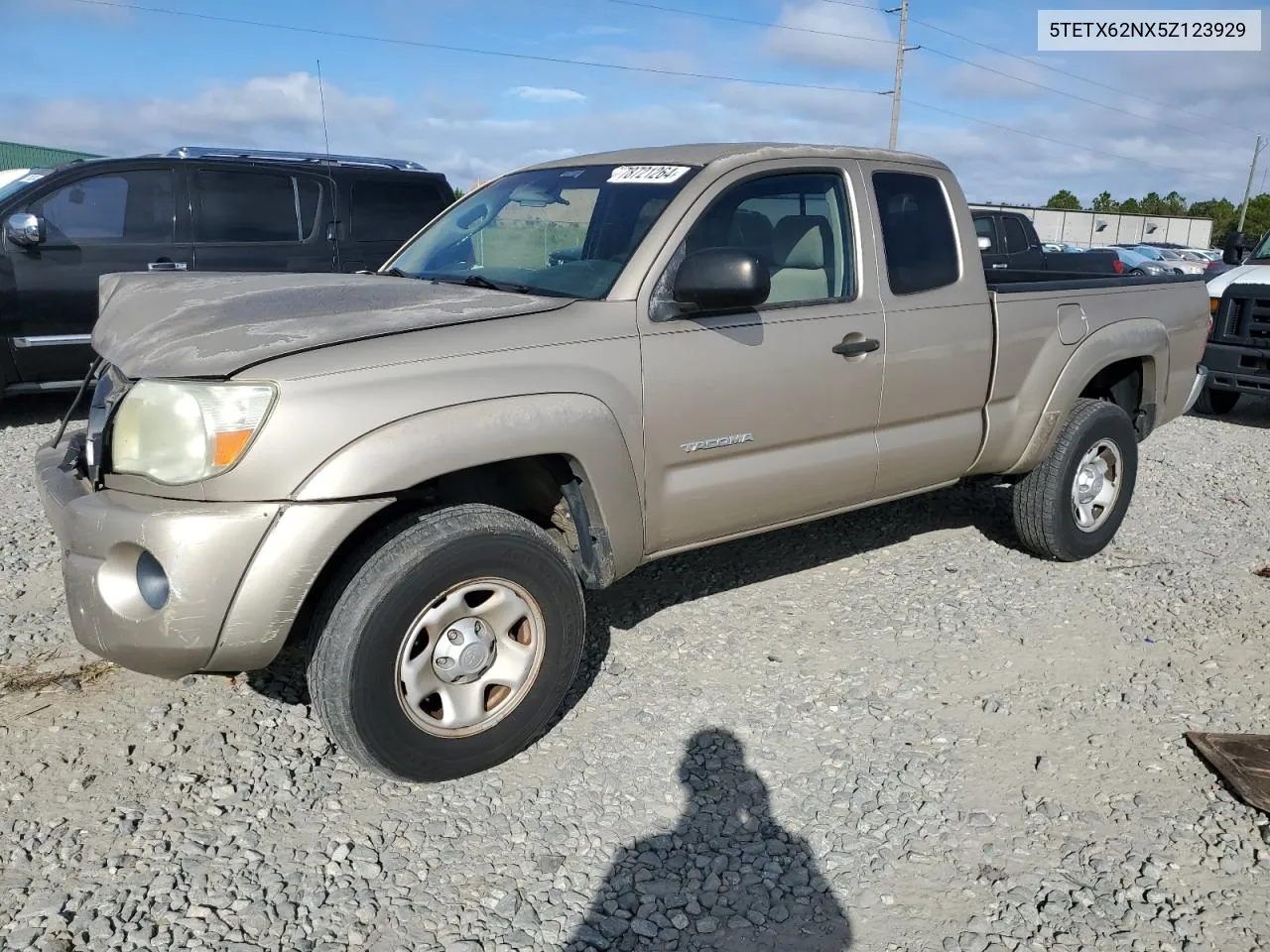 2005 Toyota Tacoma Prerunner Access Cab VIN: 5TETX62NX5Z123929 Lot: 78721264