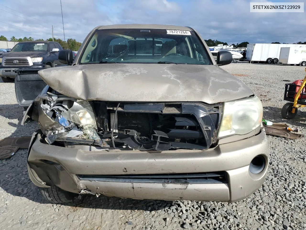 2005 Toyota Tacoma Prerunner Access Cab VIN: 5TETX62NX5Z123929 Lot: 78721264