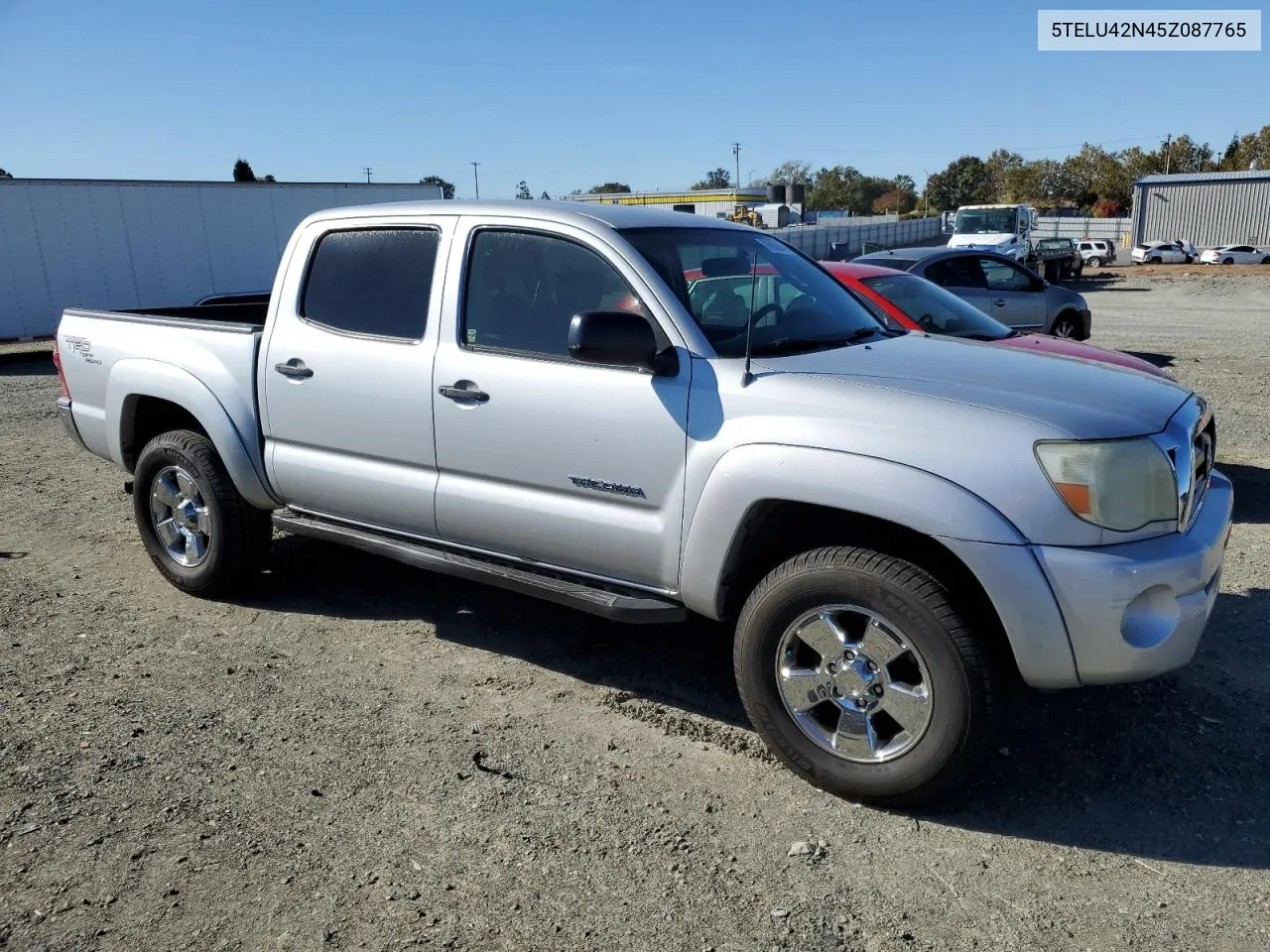 2005 Toyota Tacoma Double Cab VIN: 5TELU42N45Z087765 Lot: 78960044