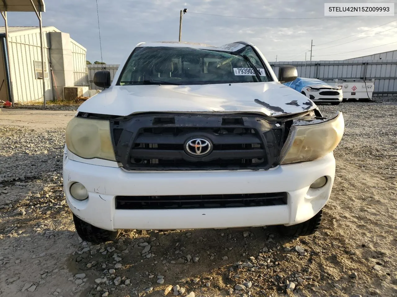 2005 Toyota Tacoma Double Cab VIN: 5TELU42N15Z009993 Lot: 79390384