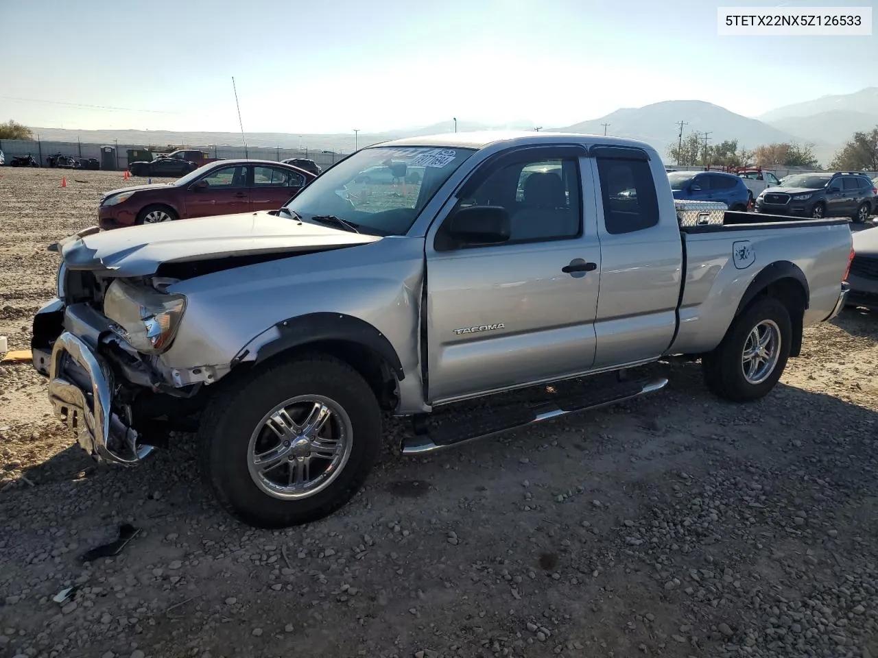 2005 Toyota Tacoma Access Cab VIN: 5TETX22NX5Z126533 Lot: 79771694