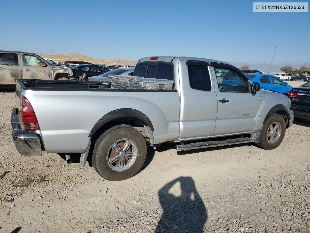 2005 Toyota Tacoma Access Cab VIN: 5TETX22NX5Z126533 Lot: 79771694