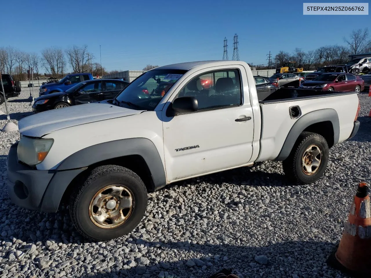 2005 Toyota Tacoma VIN: 5TEPX42N25Z066762 Lot: 80141114