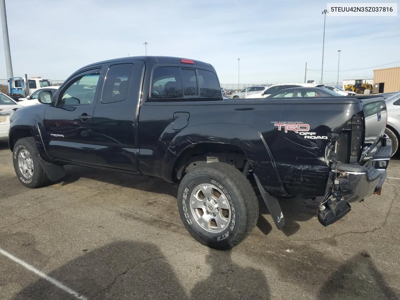 2005 Toyota Tacoma Access Cab VIN: 5TEUU42N35Z037816 Lot: 80164294