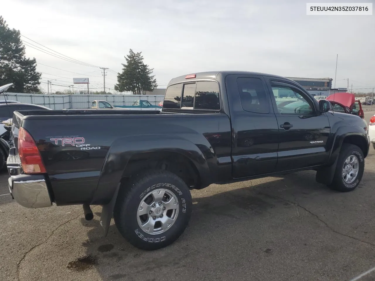 2005 Toyota Tacoma Access Cab VIN: 5TEUU42N35Z037816 Lot: 80164294