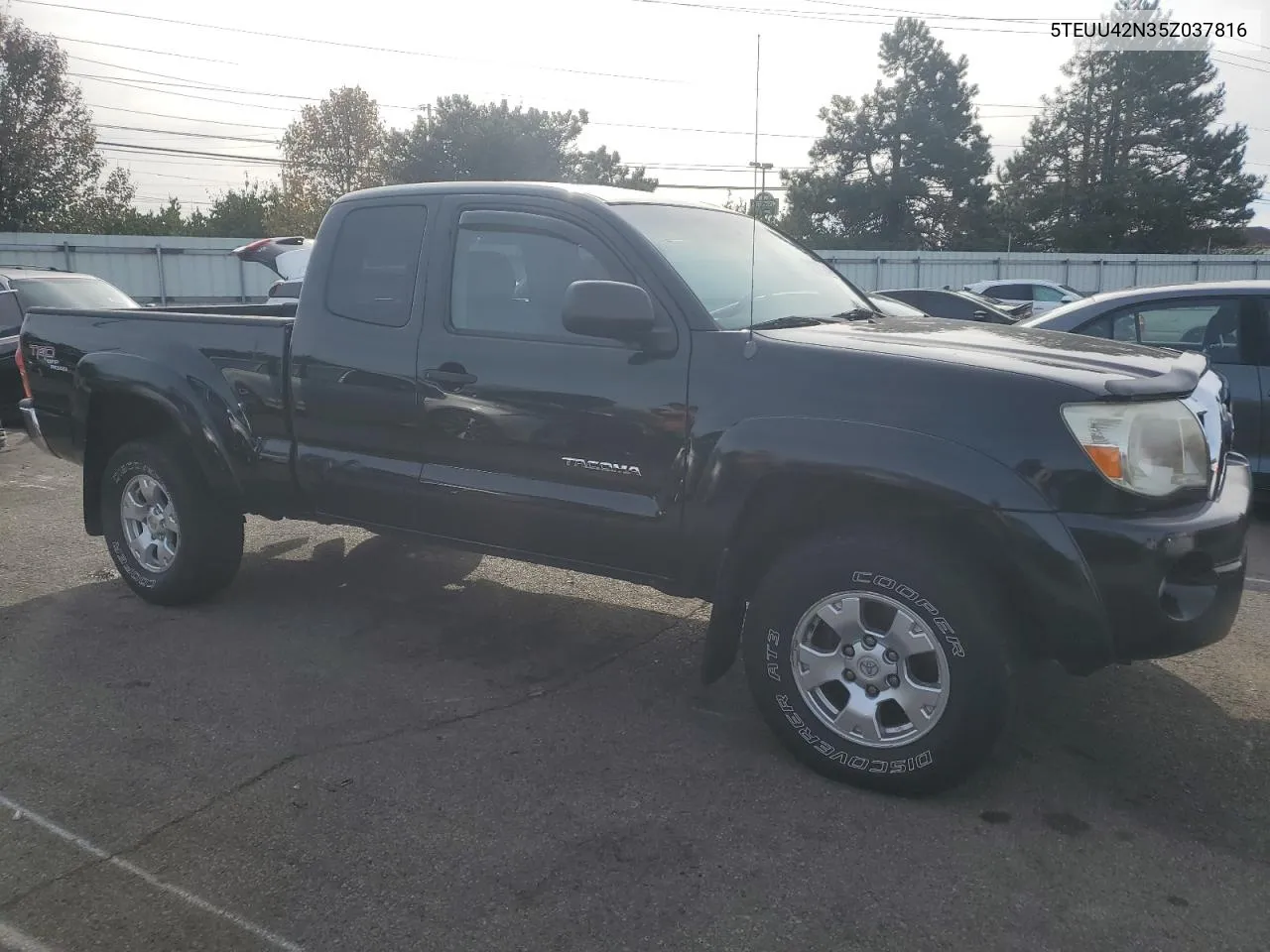 2005 Toyota Tacoma Access Cab VIN: 5TEUU42N35Z037816 Lot: 80164294