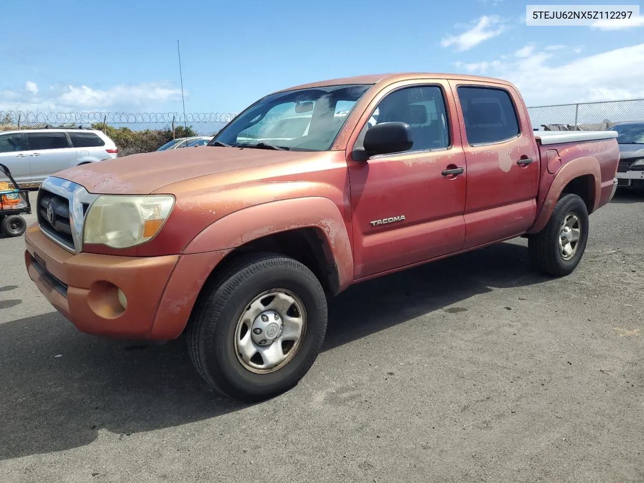 2005 Toyota Tacoma Double Cab Prerunner VIN: 5TEJU62NX5Z112297 Lot: 80344214