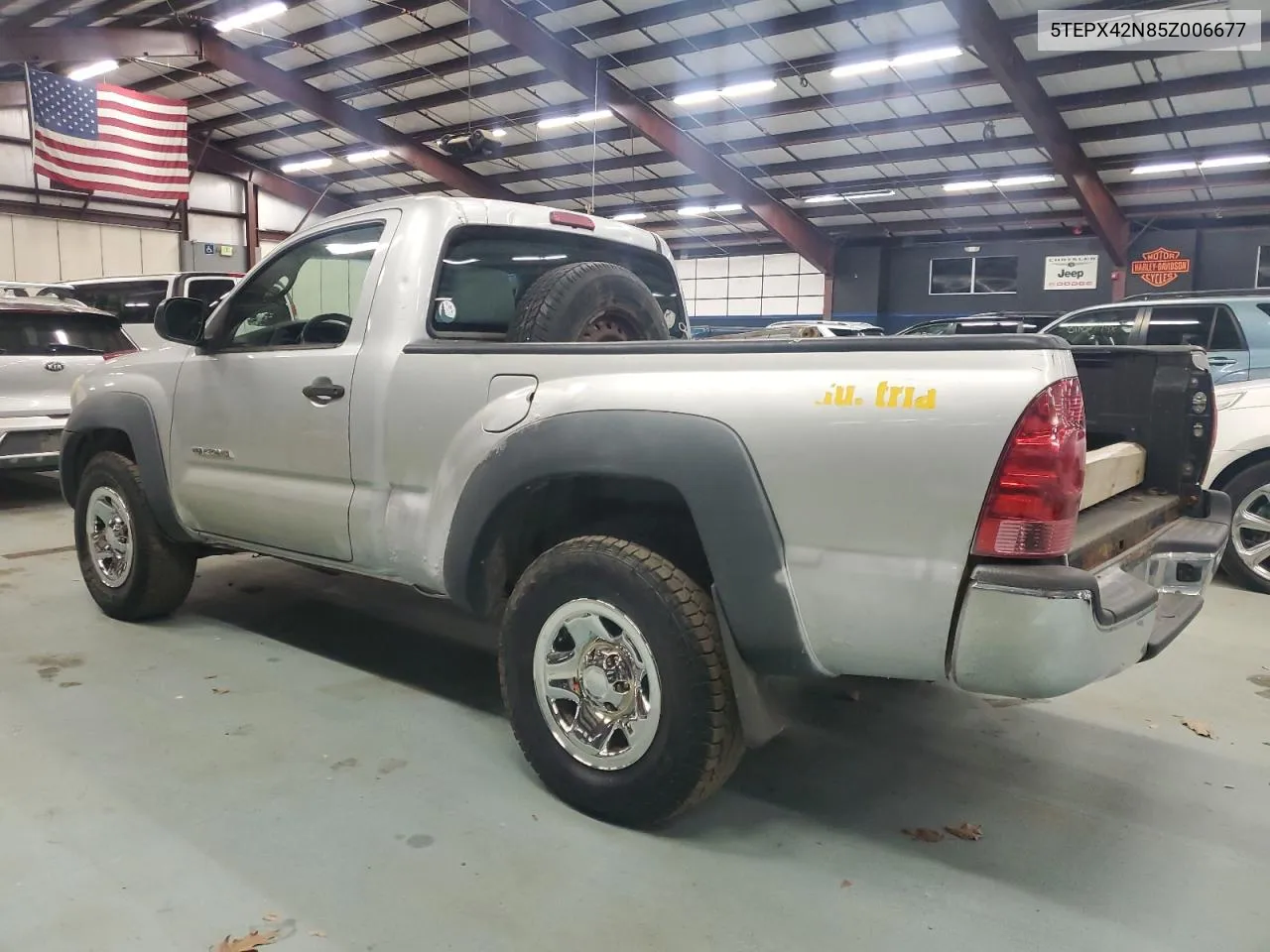 2005 Toyota Tacoma VIN: 5TEPX42N85Z006677 Lot: 81876104