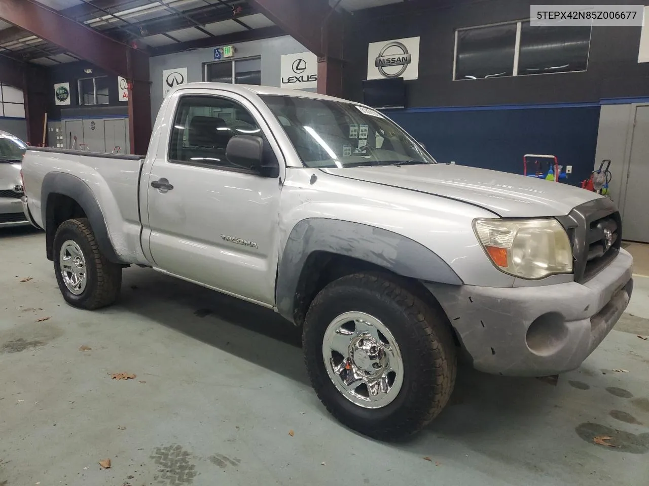 2005 Toyota Tacoma VIN: 5TEPX42N85Z006677 Lot: 81876104