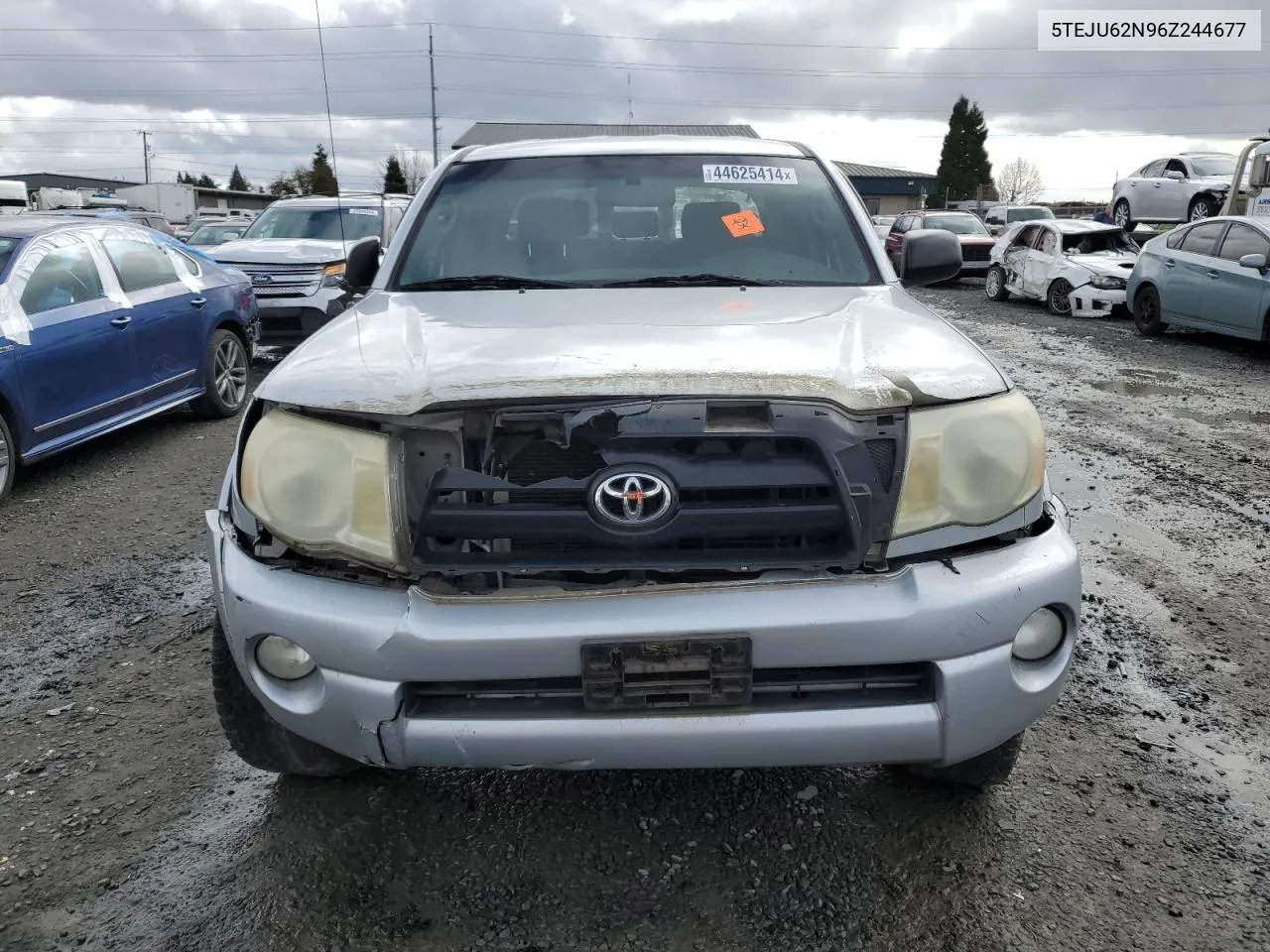 2006 Toyota Tacoma Double Cab Prerunner VIN: 5TEJU62N96Z244677 Lot: 44625414