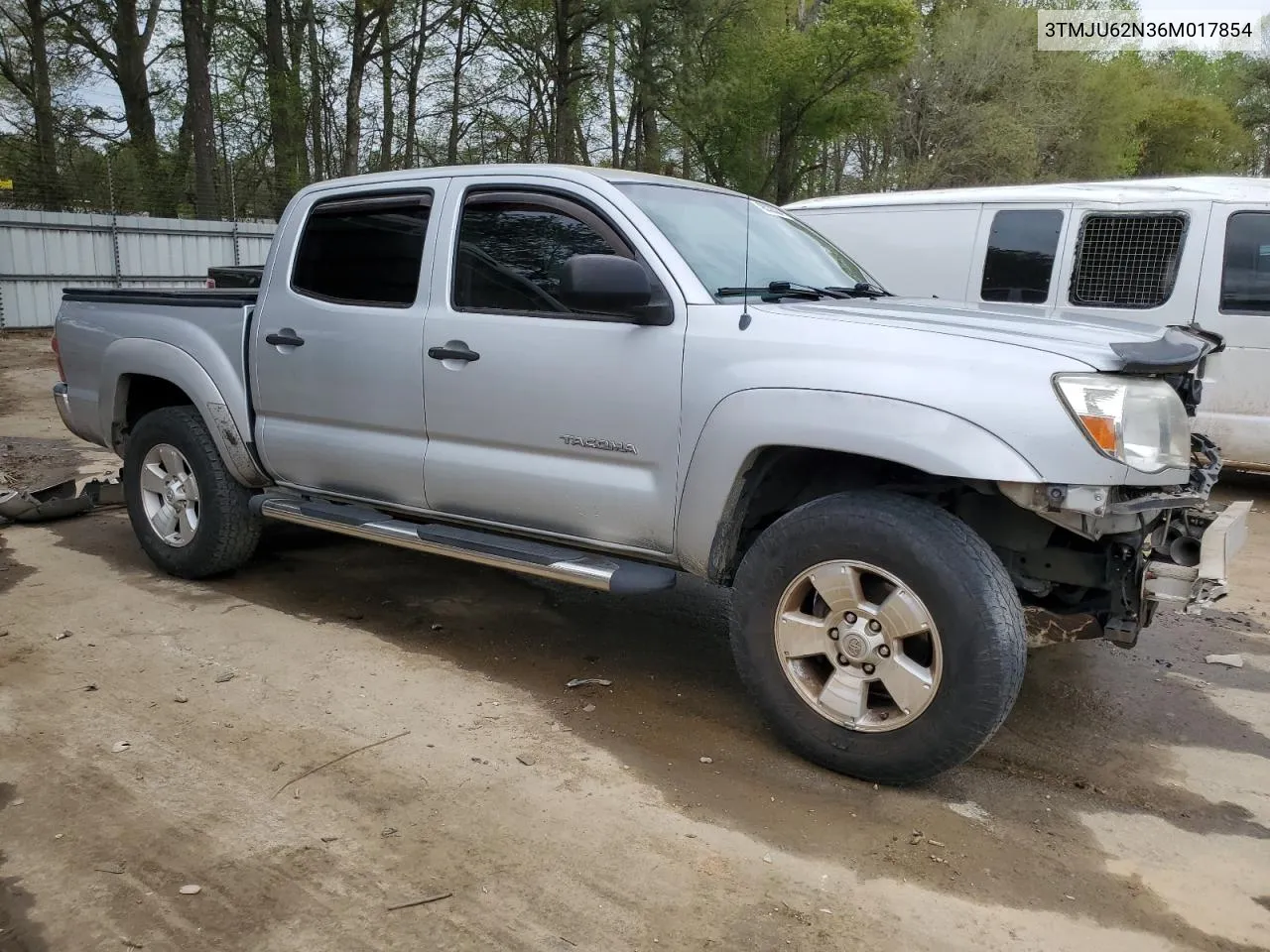 2006 Toyota Tacoma Double Cab Prerunner VIN: 3TMJU62N36M017854 Lot: 49338324